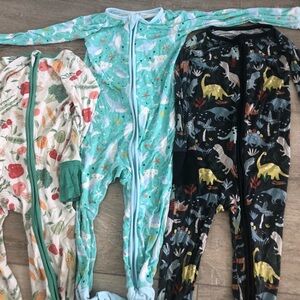 little sleepies Zippies (2) in 2T & 1 Angel Dear 18-24 month bamboo zippie